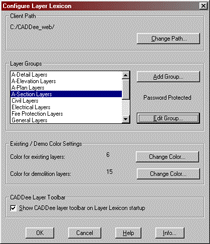 layer lexicon : configuration dialog