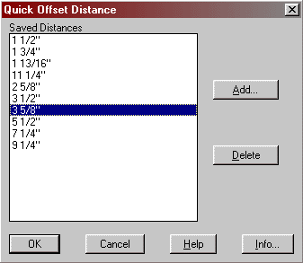 quick offset : main program window